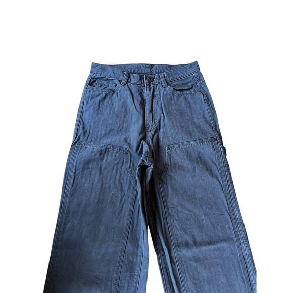 BRAIN DEAD - Women’s DOUBLE KNEE‎ UTILITY PANT - Carpenter - NAVY - size 25 - Picture 6 of 12